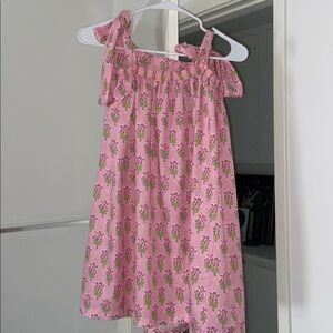 Pink Floral Summer Dress